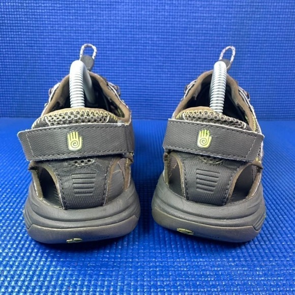 TEVA CHURNIUM Men`s Size 9 Black Grey Green Outdoor Water Sandal S/N 1000178 main image 5